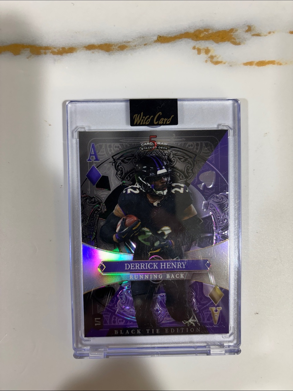 Derrick Henry 1 of 1 Black Tie Edition Wildcard